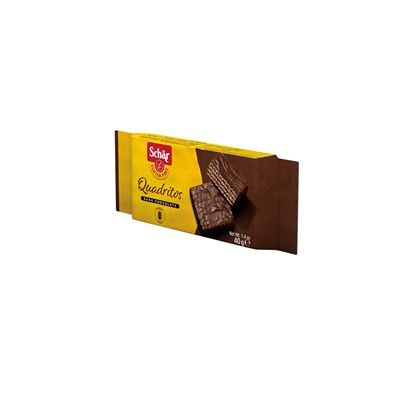 Schär Quadritos bez lepku s hořkou čokoládou 40 g