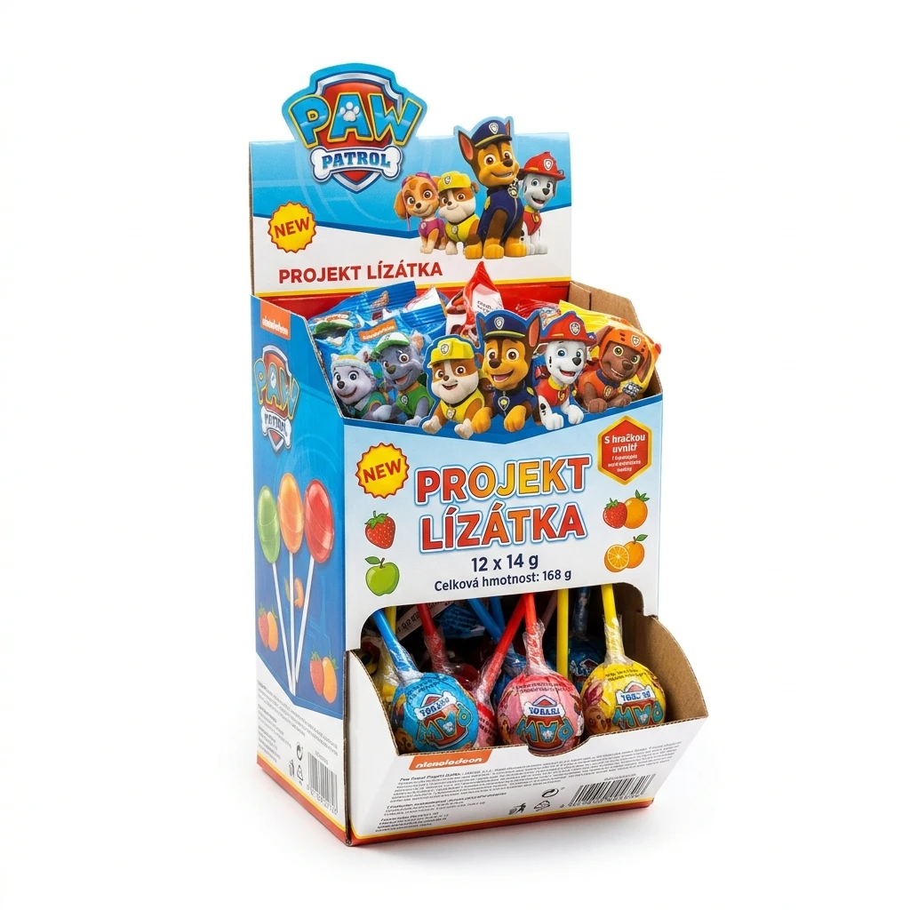 Paw Patrol Projekt lízátka 12 x 14 g