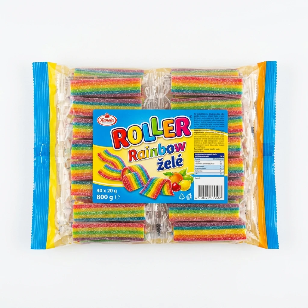 Roller Rainbow želé 40 x 20 g