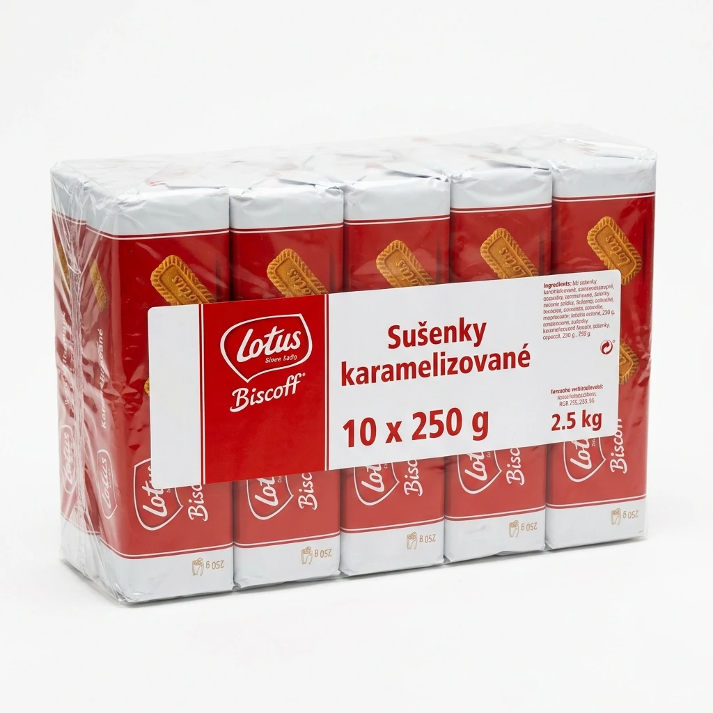Lotus Biscoff Sušenky karamelizované 10 x 250 g