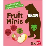 BEAR Minis jahoda a jablko 5 x 20 g