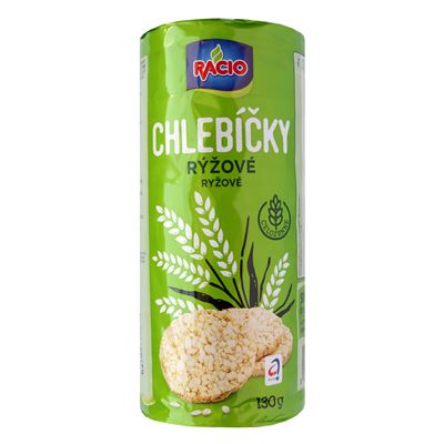 RACIO Chlebíčky rýžové 12 x 130 g
