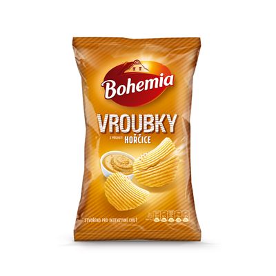 Bohemia Vroubky hořčice 18 x 120 g