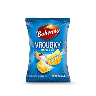 Bohemia Vroubky mořská sůl 18 x 55 g