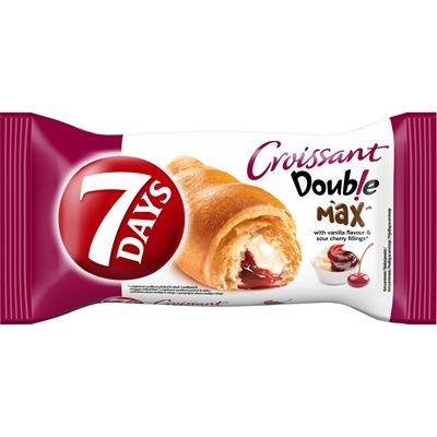 7 DAYS Croissant vanilka višeň 20 x 80 g