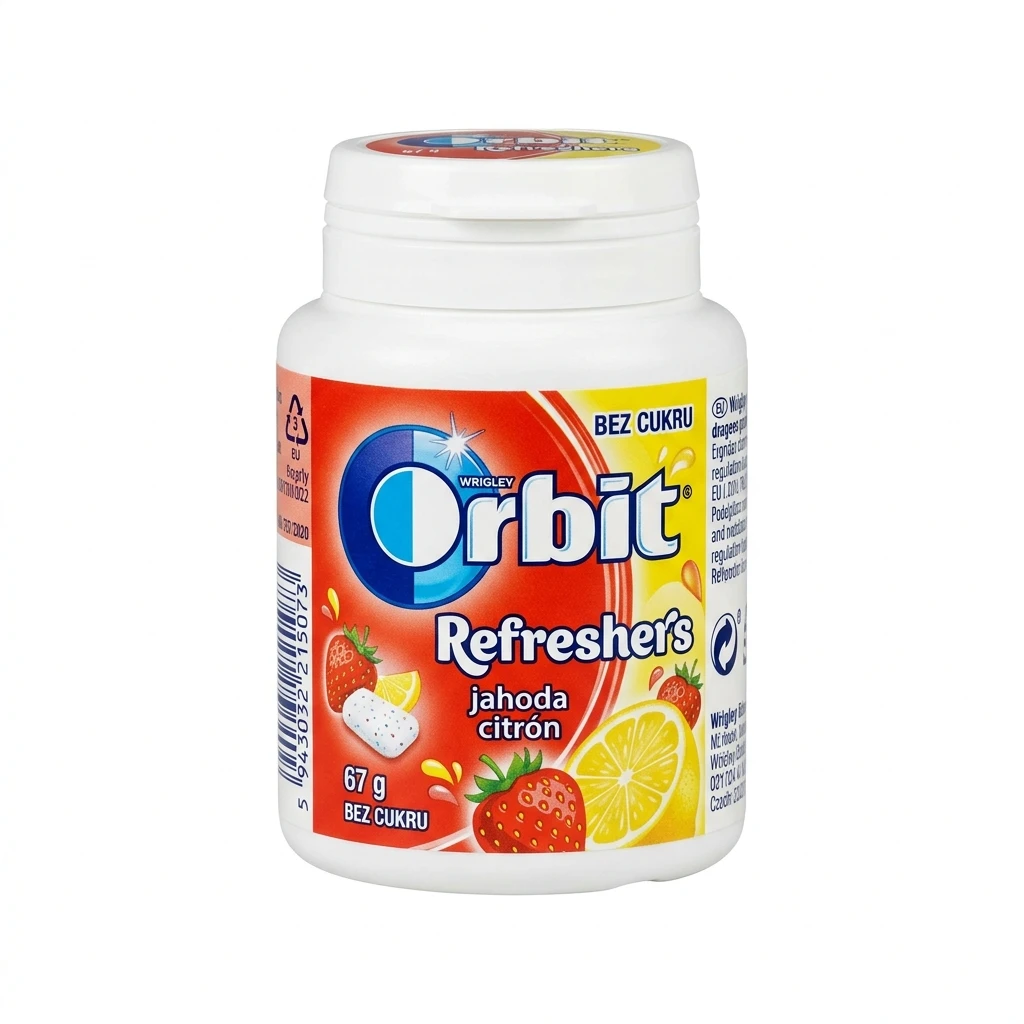 Orbit Refreshers jahoda citrón 67 g