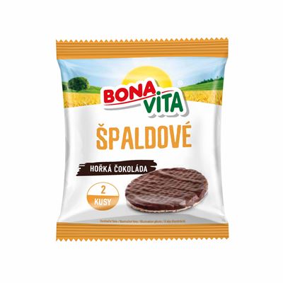 BONAVITA Špaldové chlebíčky s čokoládovou polevou 4 x 128 g