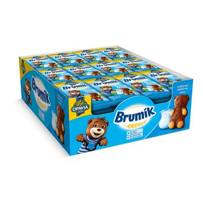 OPAVIA Brumík s mléčnou náplní 48 x 30 g