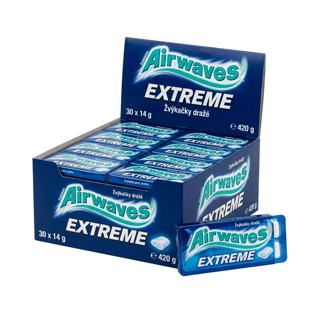 Airwaves Extreme Žvýkačky dražé 30 x 14 g