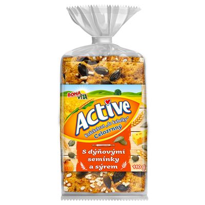 BONAVITA Knackebrot sýr dýně 110 g