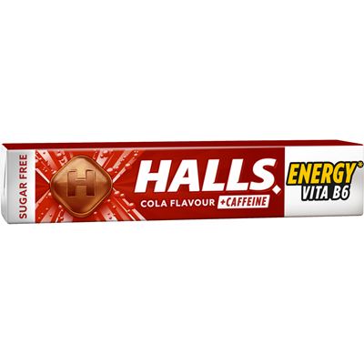 HALLS Cola + kofein 20 x 32 g