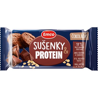 Emco Ovesné sušenky protein 24 x 60 g