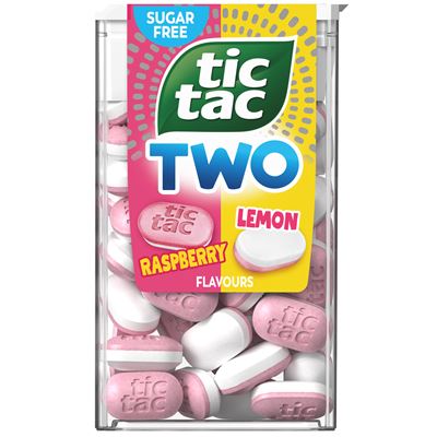 tic tac Two Raspberry/malina Lemon/citron 24 x 38 g