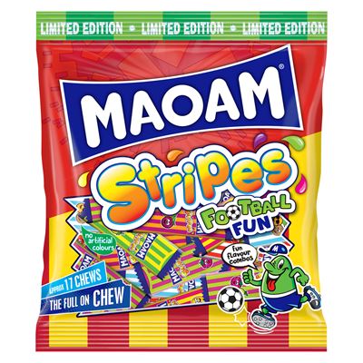 HARIBO Maoam Stripes Football bonbóny žvýkací 140 g