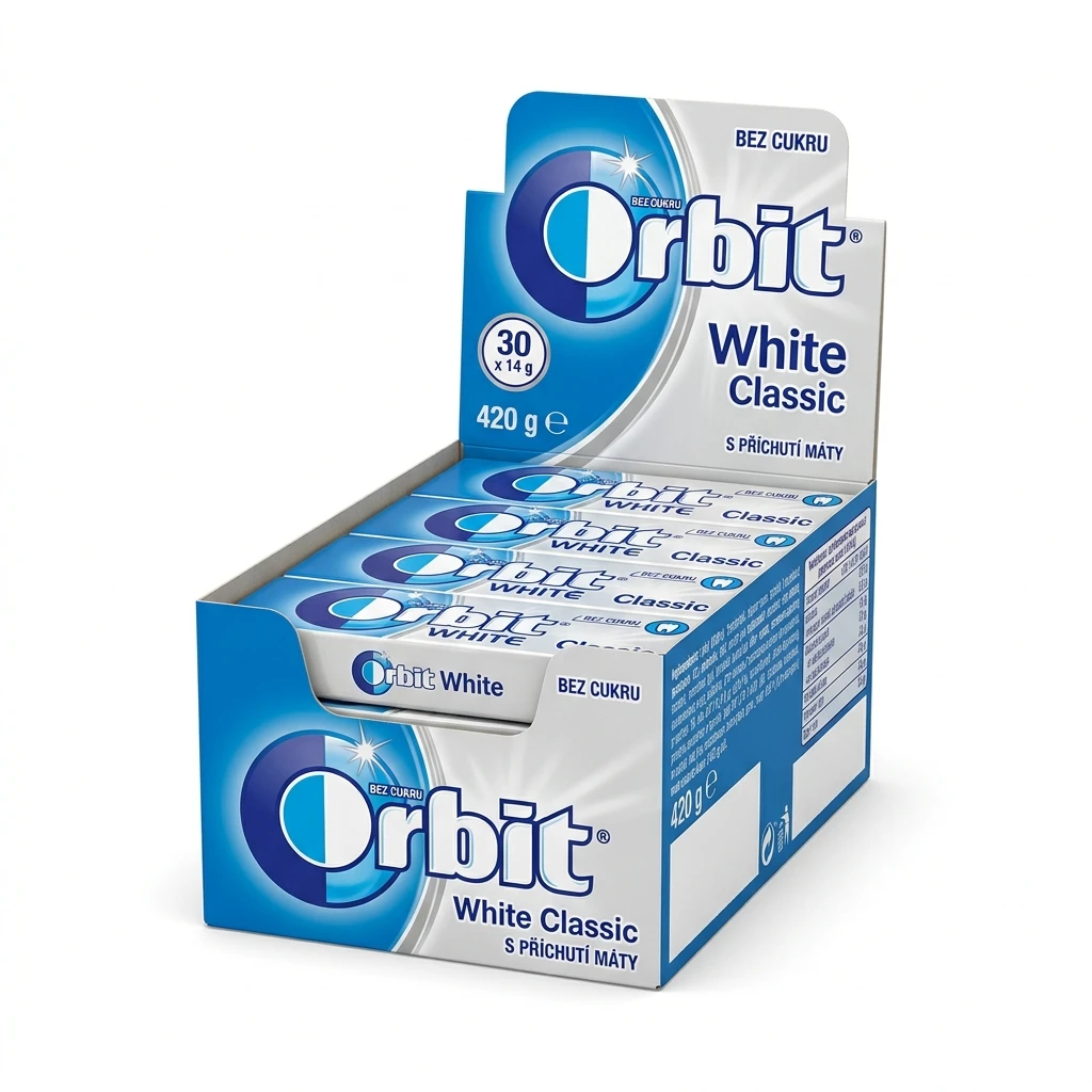Orbit White Classic žvýkačky 30 x 14 g