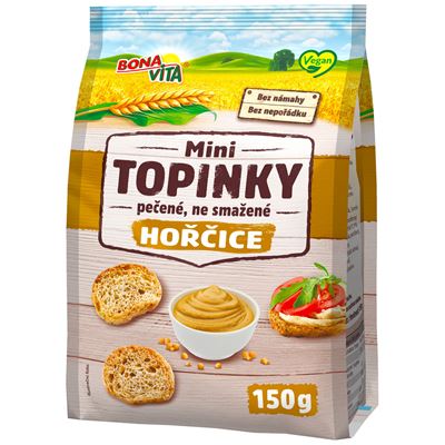 BONAVITA Topinky hořčice 10 x 150 g