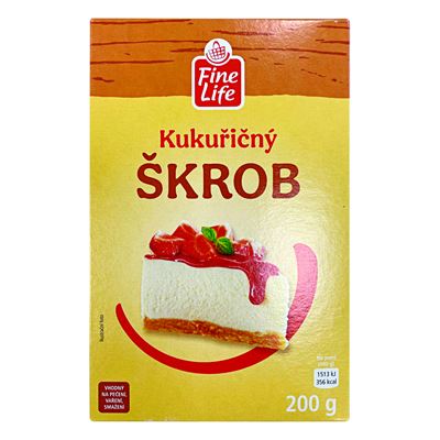 Fine Life Škrob kukuřičný 9 x 200 g