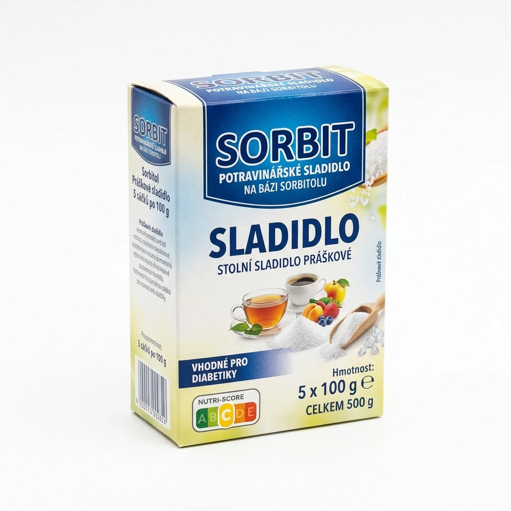 Sorbit Sladidlo potravinářské 5 x 100 g