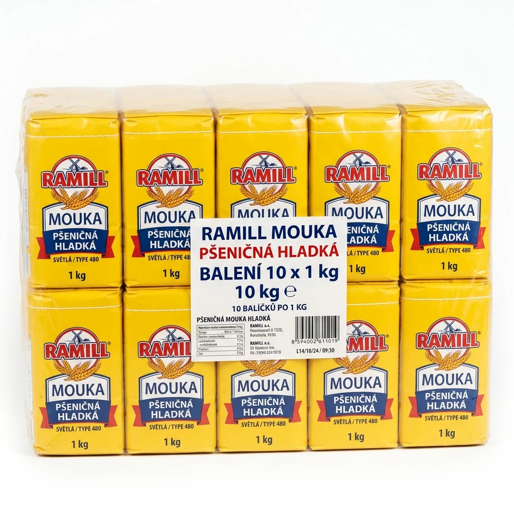 Ramill Mouka pšeničná hladká 10 x 1 kg