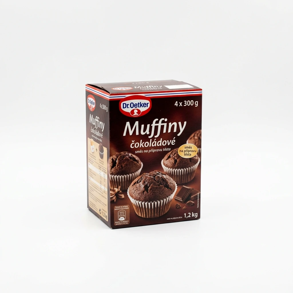 Dr. Oetker Muffiny čokoládové směs na přípravu těsta 4 x 300 g