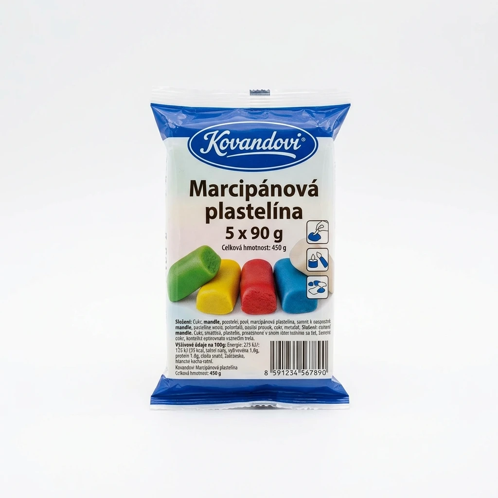 Kovandovi Marcipánová plastelína 5 x 90 g
