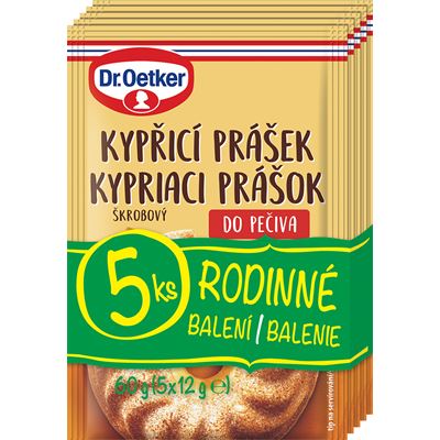 Dr. Oetker Kypřící prášek 5 x 12 g