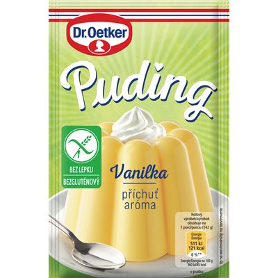 Dr. Oetker Puding příchuť vanilka bez lepku 38 g