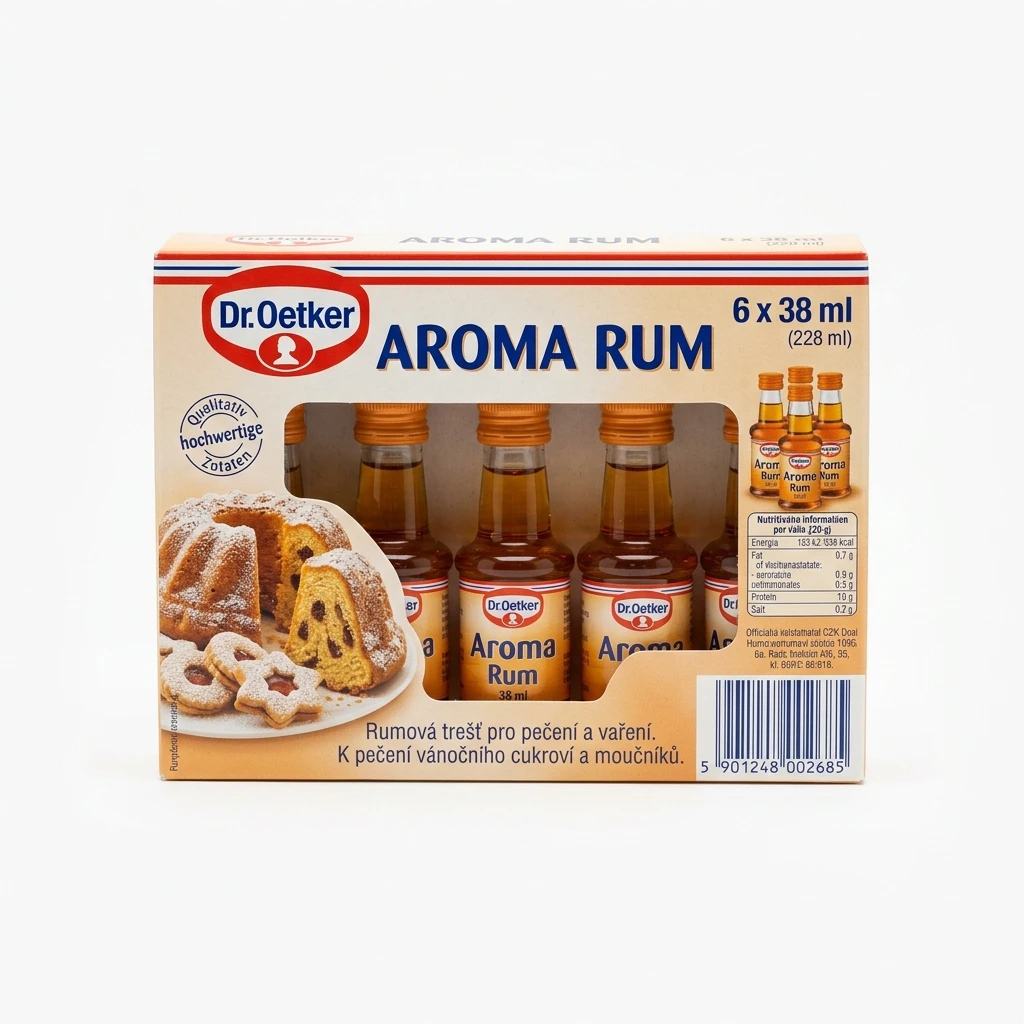 Dr. Oetker Aroma rum 6 x 38 ml