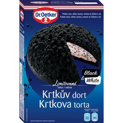 Dr. Oetker Krtkův dort Black&White (limitovaná edice) 435 g