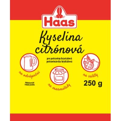 Haas Kyselina citrónová 250 g