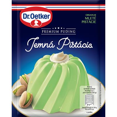Dr. Oetker Premium Puding jemná pistácie 40 g
