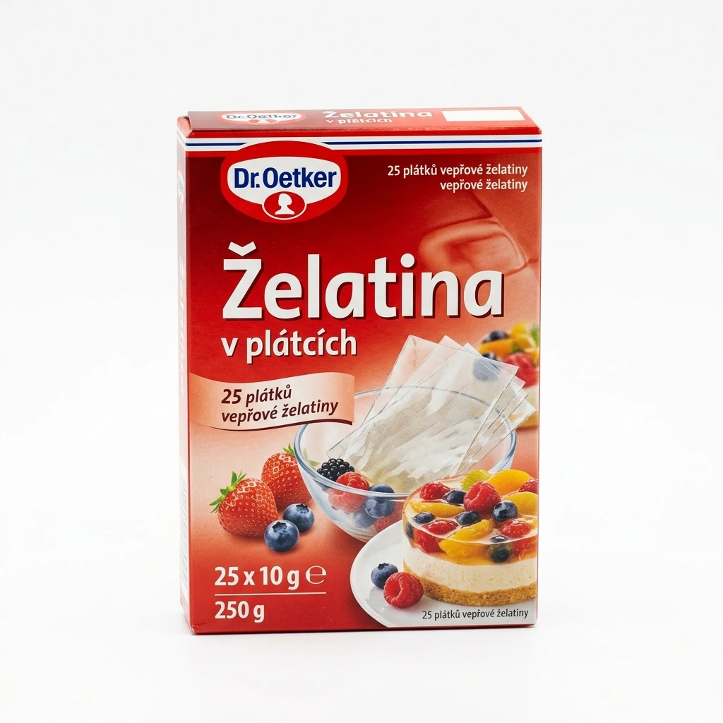 Dr. Oetker Želatina plátky 25 x 10 g
