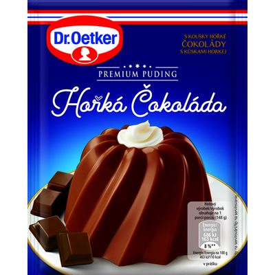 Dr. Oetker Premium Puding hořká čokoláda 52 g