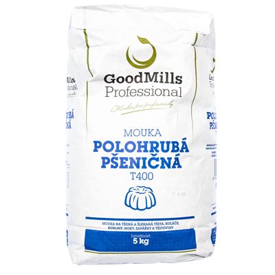 GOODMILLS PROFESSIONAL Mouka polohrubá pšeničná T400 5 kg
