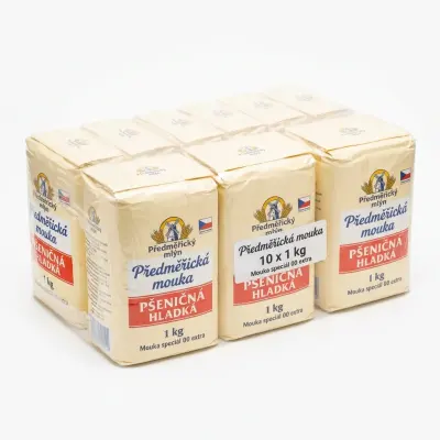 PŘEDMĚŘICE Předměřická mouka pšeničná hladká 10 x 1 kg