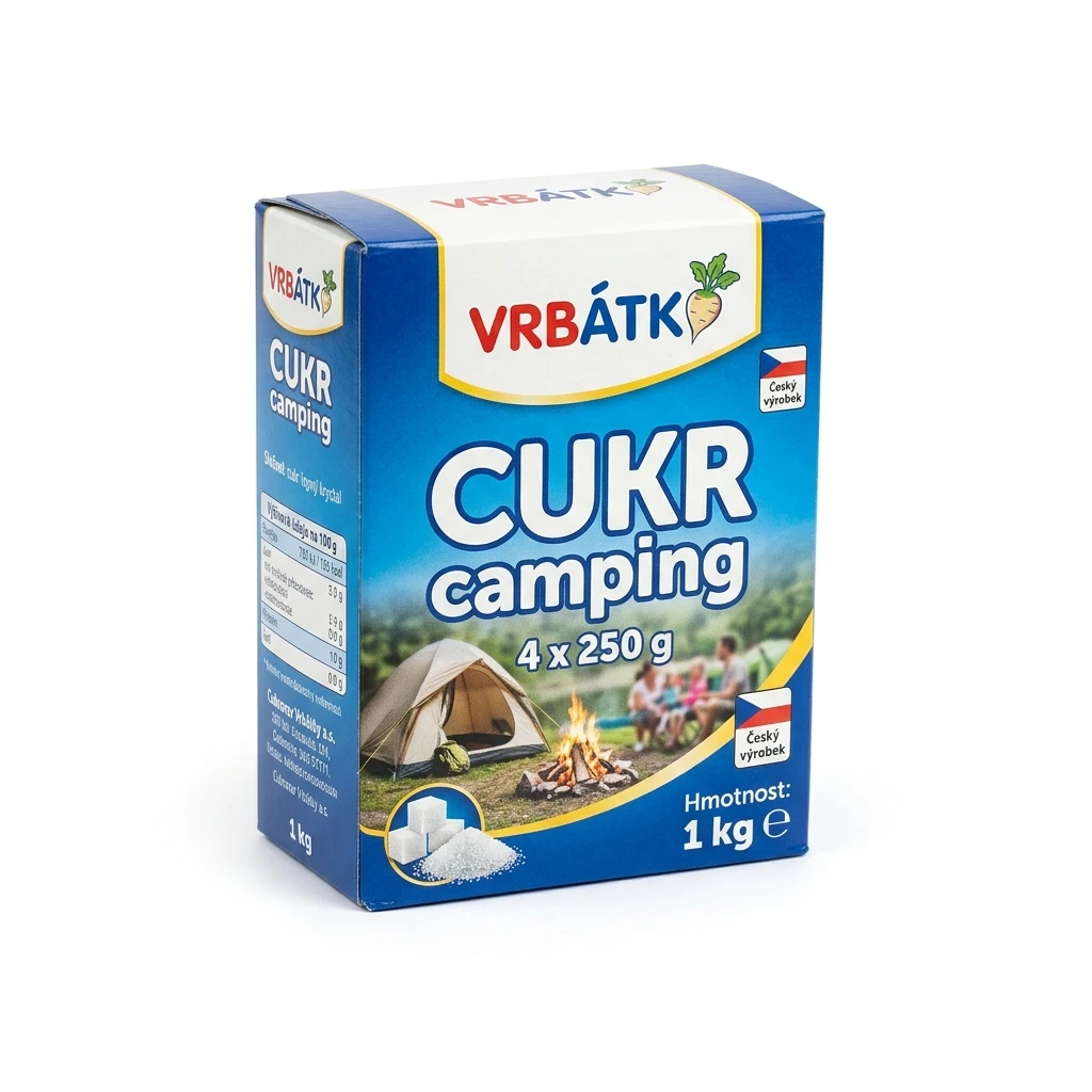 Vrbátky Cukr camping 4 x 250 g