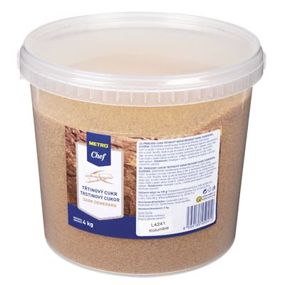 METRO Chef Dark Demerara Cukr třtinový 4 kg
