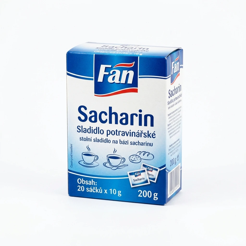 Fan Sacharin Sladidlo potravinářské 20 x 10 g