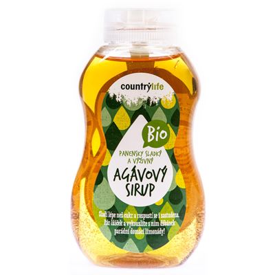 Country Life Sirup agávový BIO 250 ml