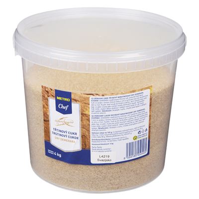 METRO Chef Dry Demerara Cukr třtinový 4 kg