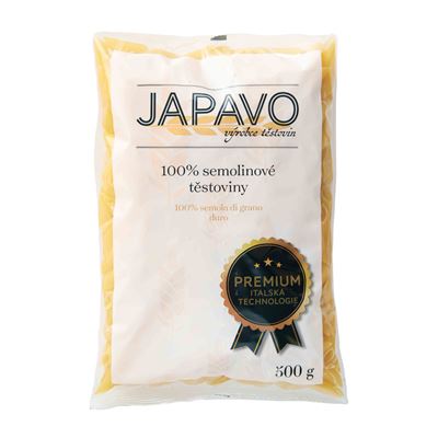 JAPAVO Penne semolinové Premium 500 g