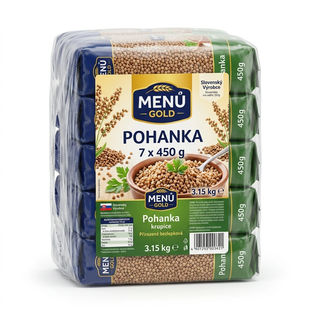 MENU GOLD Pohanka 7 x 450 g