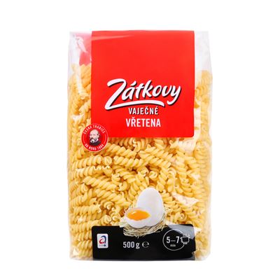 Zátkovy těstoviny Vřetena vaječná 10 x 500 g