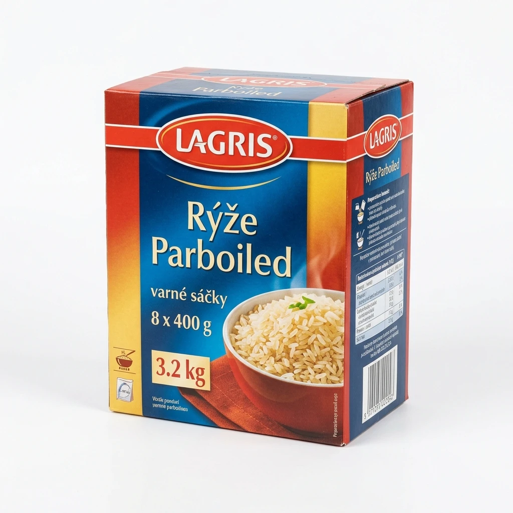 LAGRIS Rýže Parboiled varné sáčky 8 x 400 g