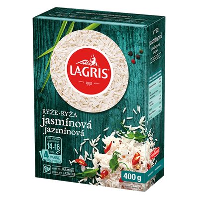 LAGRIS Rýže jasmínová varné sáčky 400 g