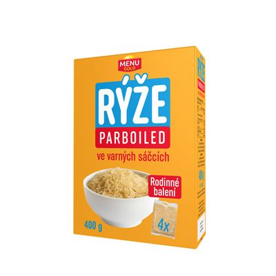 MENU GOLD Rýže Parboiled varné sáčky 400 g