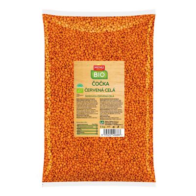 MENU GOLD BIO Čočka červená 5 kg