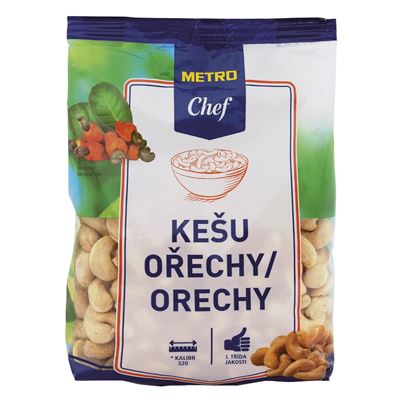 METRO Chef Kešu jádra Natural W320 500 g
