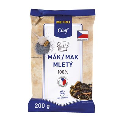 METRO Chef Mák mletý 100 % CZ 200 g