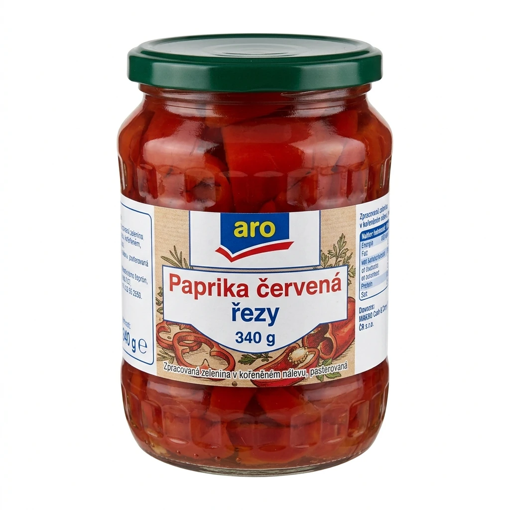 aro Paprika červená řezy 6 x 340 g